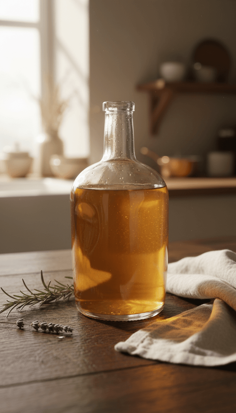 Grenadier crema bottle on a rustic table